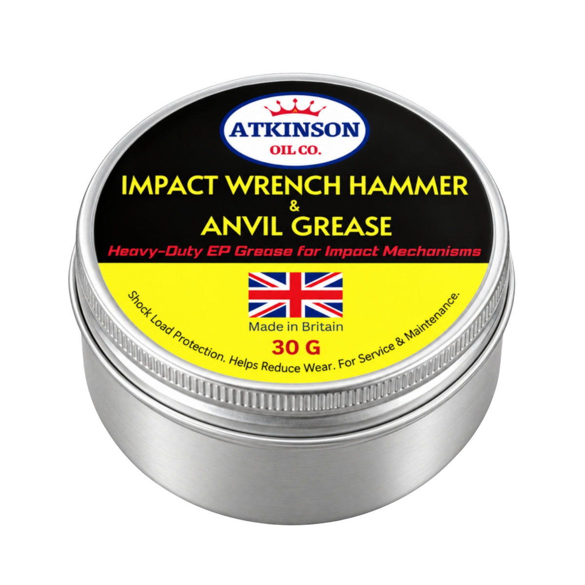 Atkinson Oil Co. Impact Wrench Hammer & Anvil Grease 30g – tin