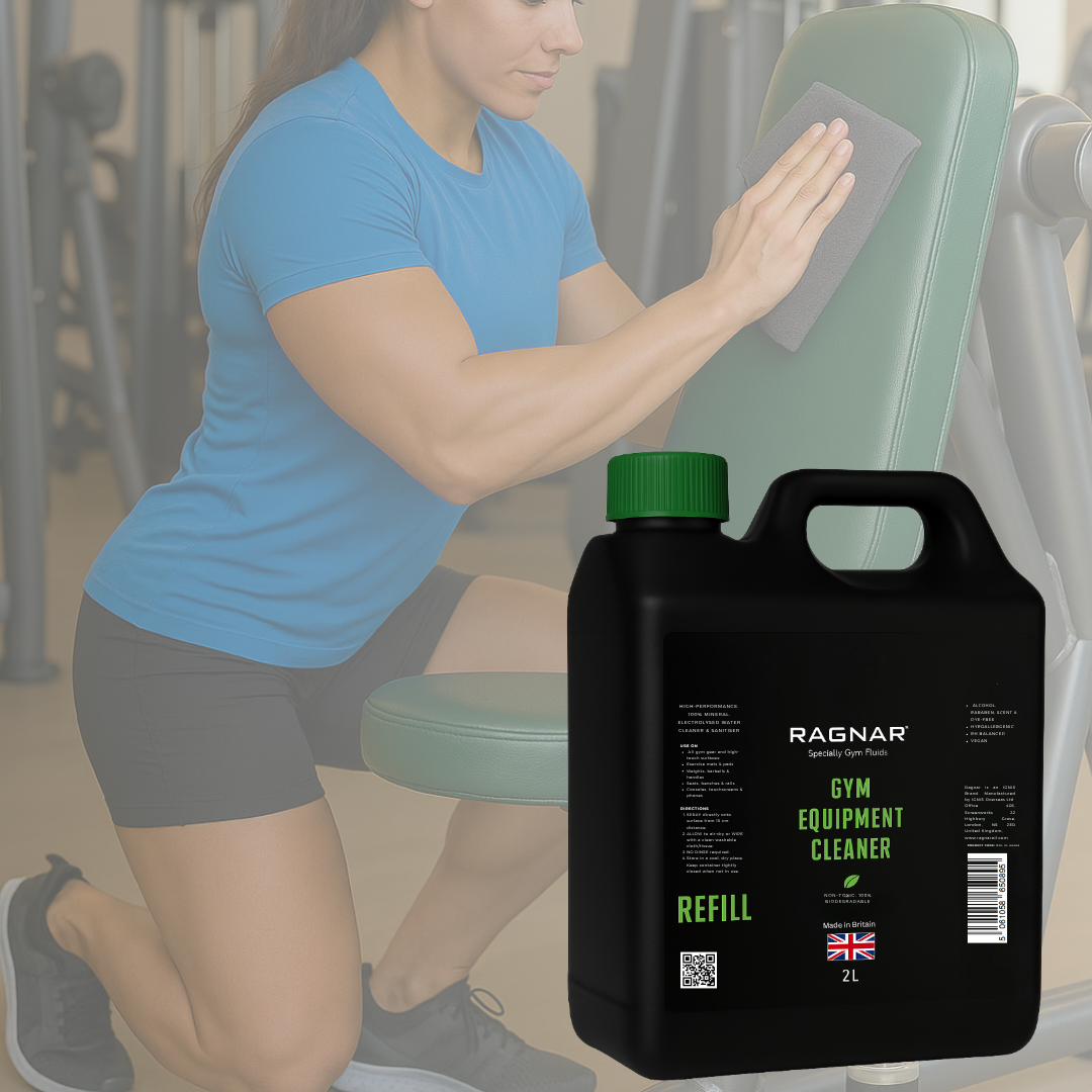 Ragnar Gym Equipment and Exercise Mat Cleaner Spray 2L Refill