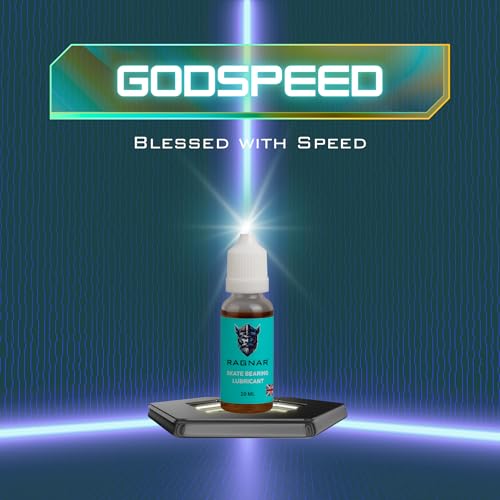Ragnar GodSpeed Bearing Lubricant 10ml – High-Performance Synthetic Oil for Skateboards, Rollerblades (Made in UK)