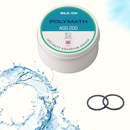 Molevion Polymath Aquarium Grease 20g – Fish-Safe Lubricant for Filters, Pumps & O-Rings (Made in UK)