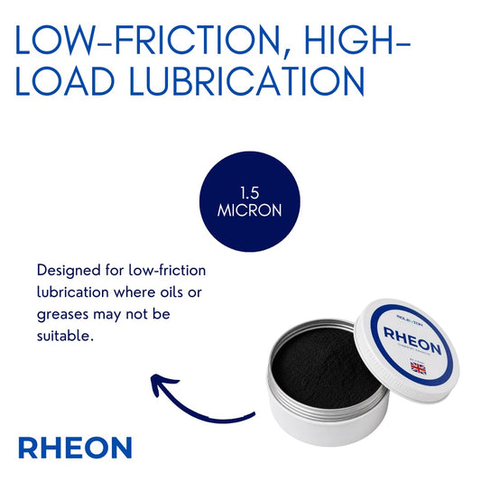 Molevion Rheon MoS2 Dry Lubricant Powder - 1.5 Micron, 30ml
