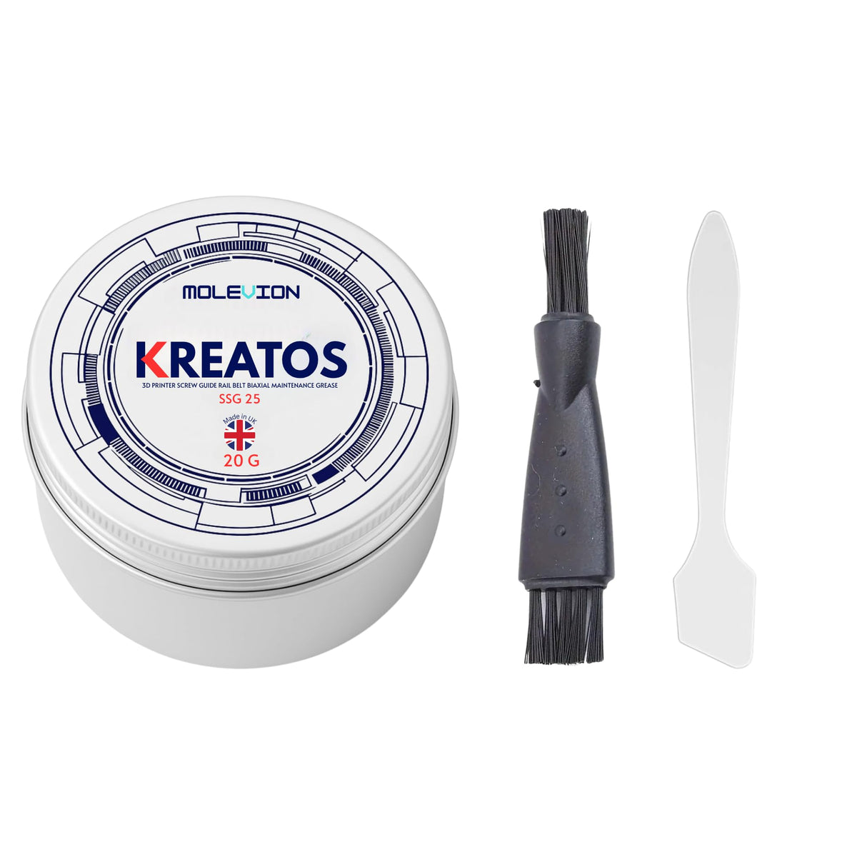 Molevion Kreatos SSG 25 Synthetic Premium 3D Printer Grease
