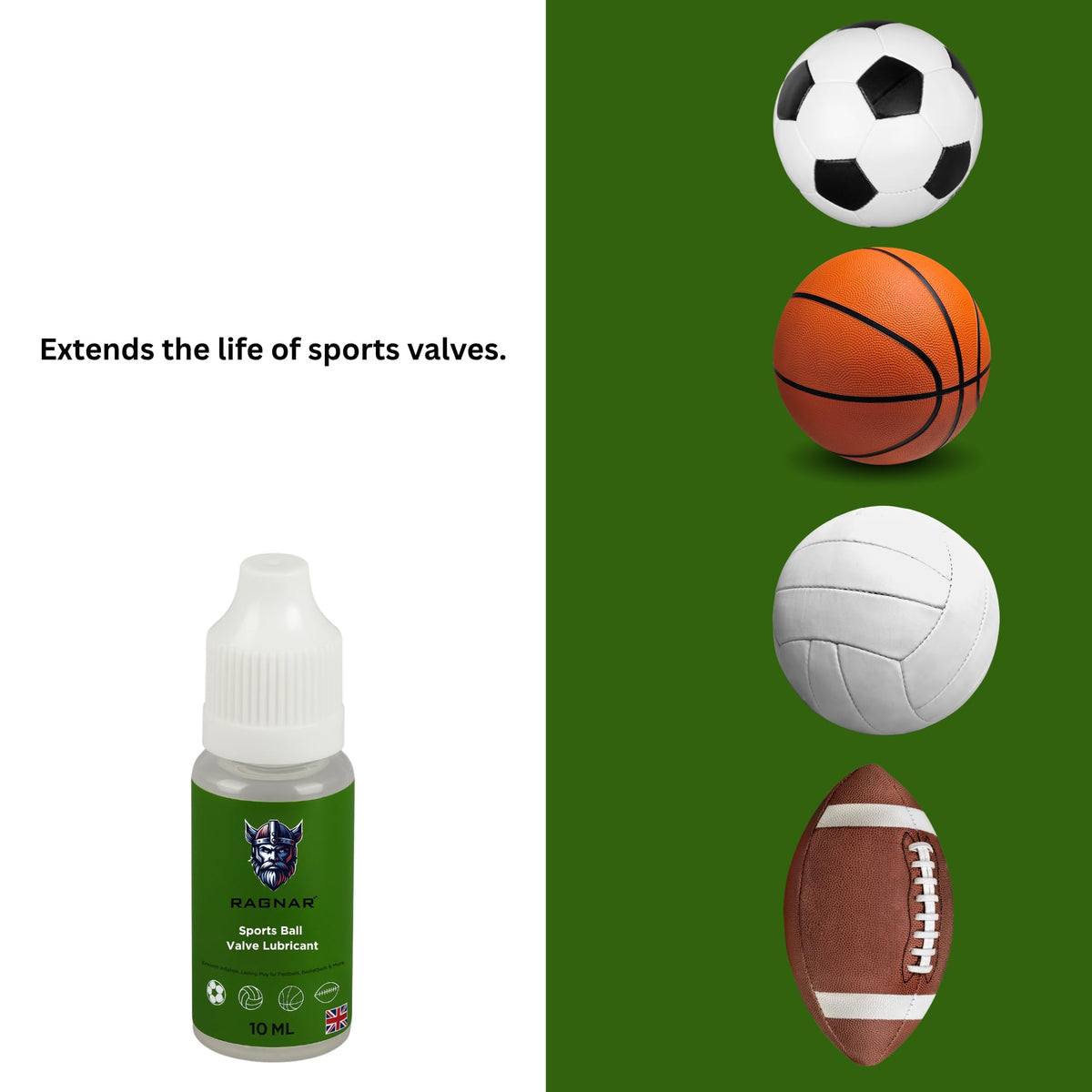 Ragnar Sports Ball Valve Lubricant 10ml