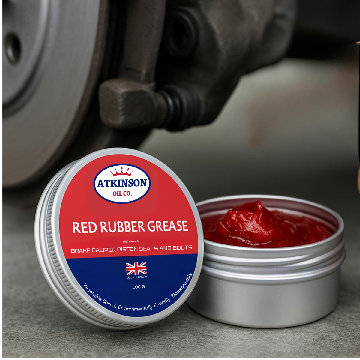 Atkinson Oil Co. Red Rubber Grease - 100g