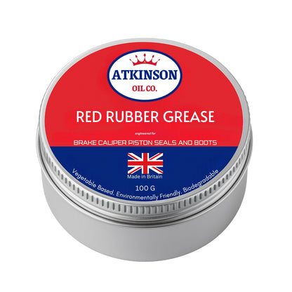 Atkinson Oil Co. Red Rubber Grease 100g – tin