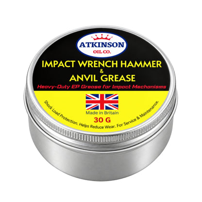 Atkinson Oil Co. Impact Wrench Hammer & Anvil Grease 30g – tin