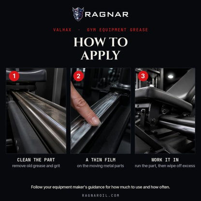Ragnar Valhax Gym Equipment Grease 70 g – how to apply