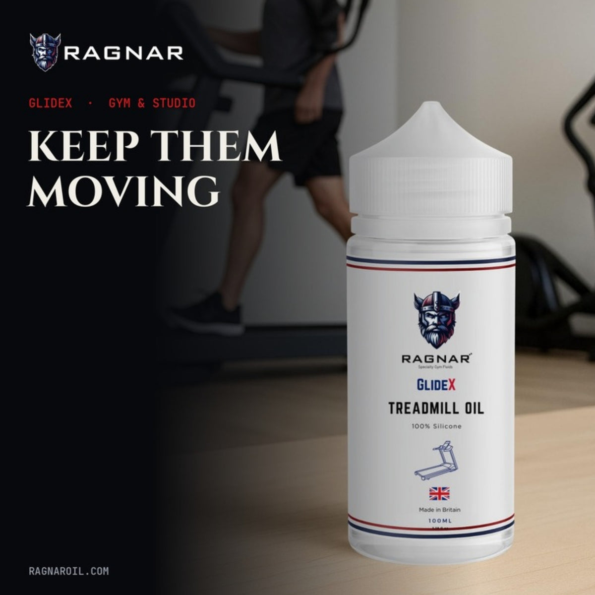 Ragnar GlideX Treadmill Oil 100 ml – in the gym