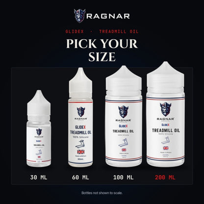 Ragnar GlideX Treadmill Oil 200 ml – pick your size