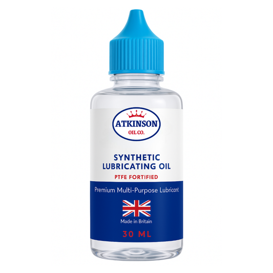 Atkinson Oil Co. Premium Synthetic Multi-Purpose Lubricating Oil with PTFE Nano Particles - 30ml