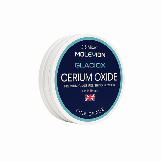 Molevion Glaciox Premium Cerium Oxide Fine Grade 2.5 micron 50 g
