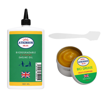 Atkinson Oil Co. Biodegradable Garden Machinery Lubrication Kit