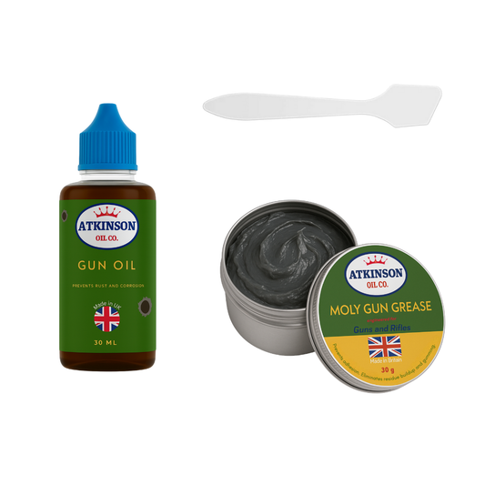 Atkinson Oil Co. Gun Oil 30 ml & Moly Gun Grease 30 g Kit