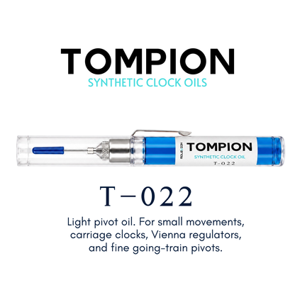Molevion Tompion T-022 Synthetic Clock Oil - 7ml Pen