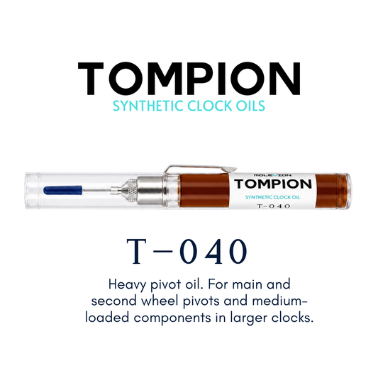 Molevion Tompion T-040 Synthetic Clock Oil - 7ml Pen