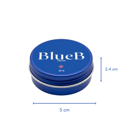 BlueB Premium General-Purpose Grease for Household Lubrication, Boat Trailers, Hinges, Bearings, Tools & Moving Parts - 35g