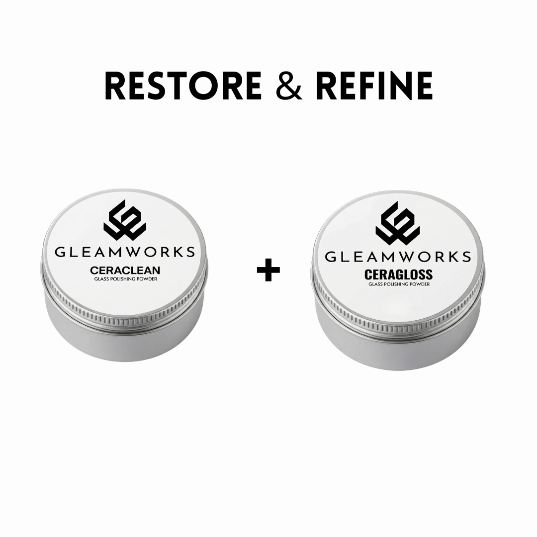 GleamWorks 2-Stage Cerium Oxide Glass Restoration System - 30g