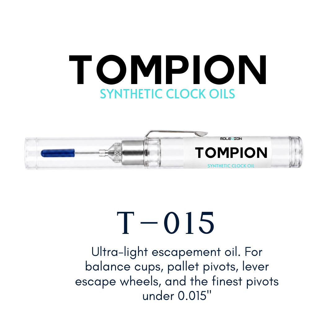 Molevion Tompion T-015 Synthetic Clock Oil - 7ml Pen