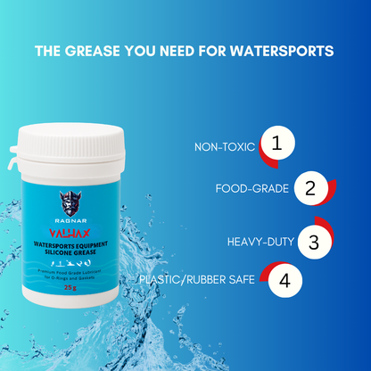 Ragnar Valhax Premium Watersports Equipment Silicone Grease - 25g