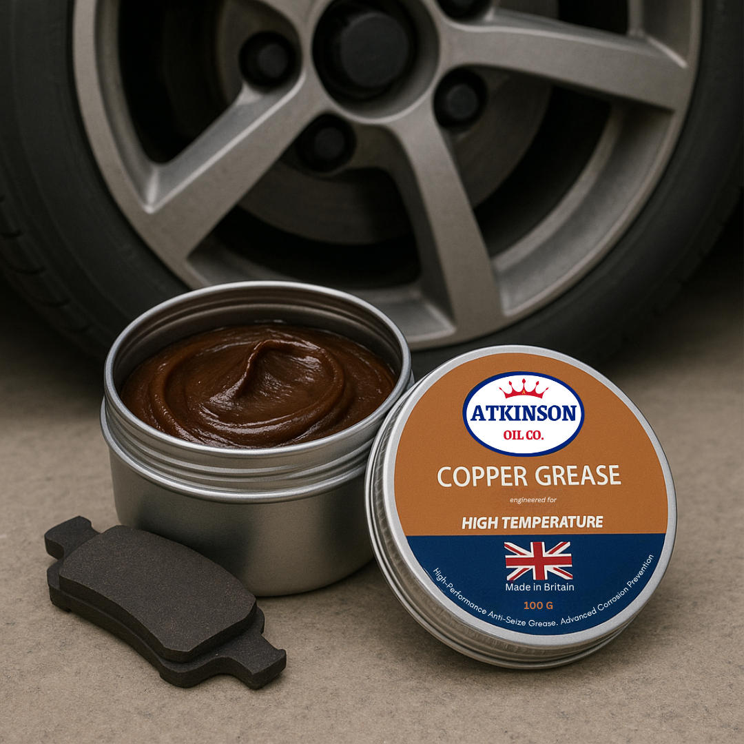 Atkinson Oil Co. Premium Copper Grease High-Temperature Anti-Seize Compound - 100g