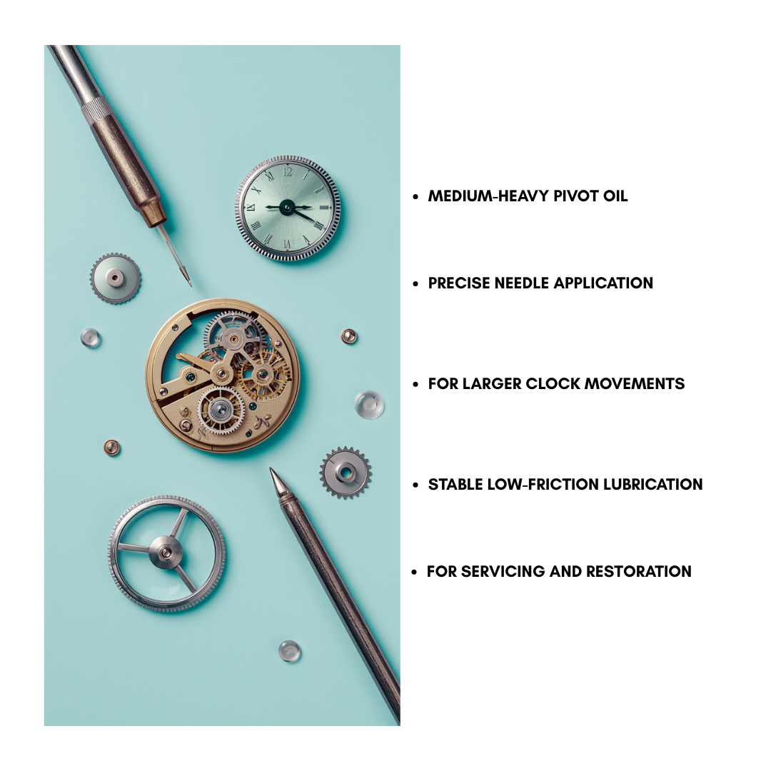 Molevion Tompion T-040 Synthetic Clock Oil - 7ml Pen