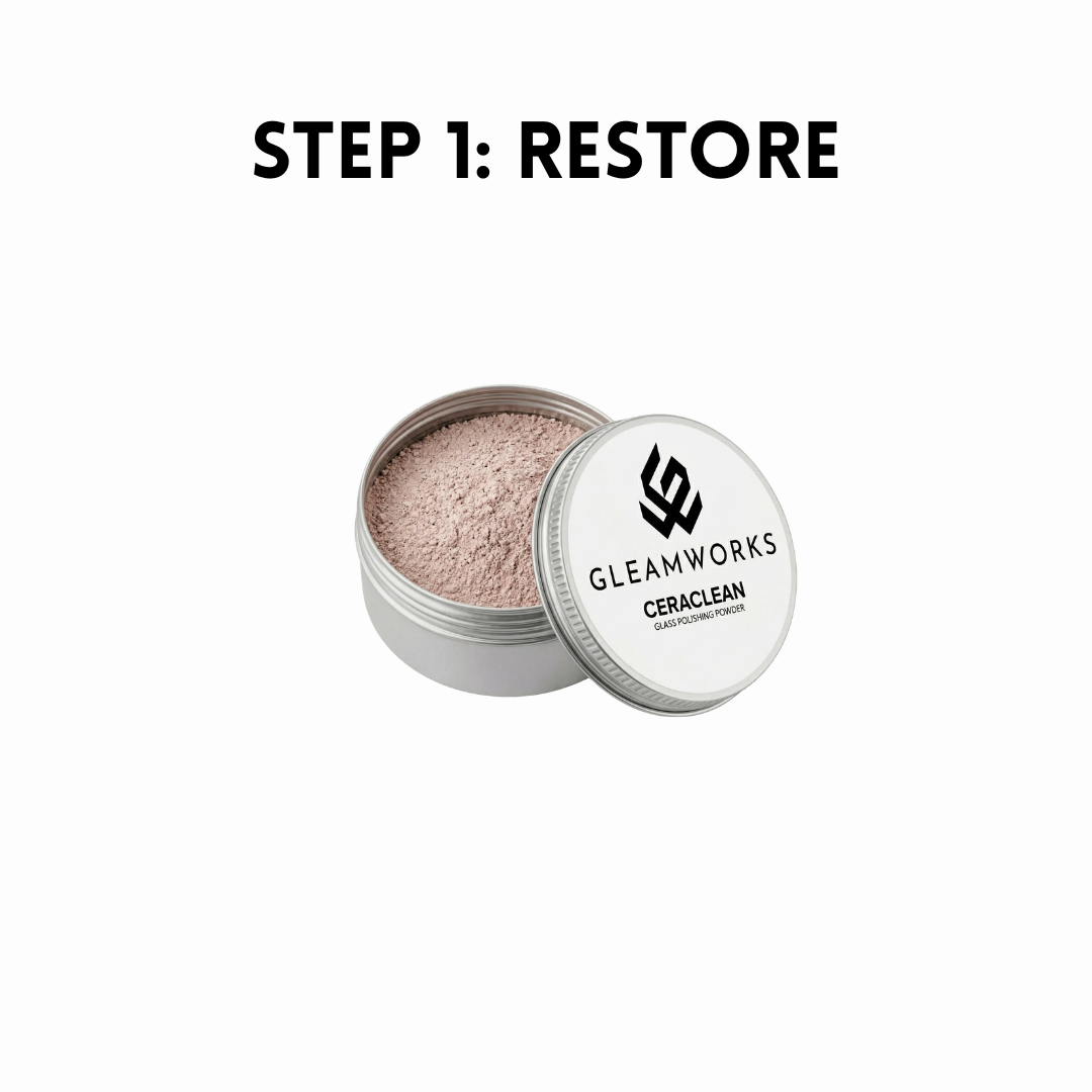 GleamWorks 2-Stage Cerium Oxide Glass Restoration System - 30g
