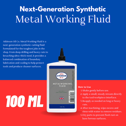 Atkinson Oil Co. Metal Working Fluid 100 ml