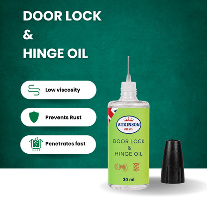 Atkinson Oil Co. Door Lock & Hinge Oil - 30ml