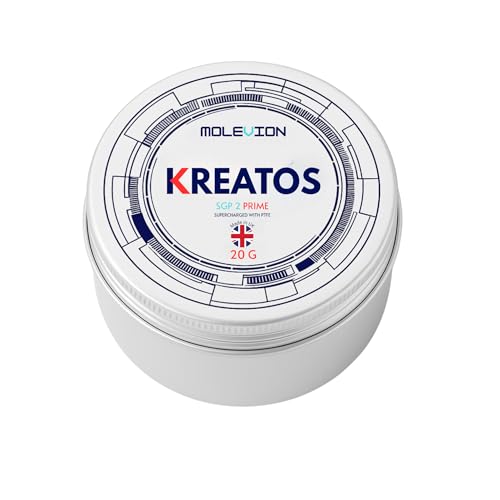 Recommended Title: Molevion Kreatos SGP 2 Prime PTFE Supercharged Grease – Low-Friction Lubricant for Robots, 3D Printers, RC & Precision DIY