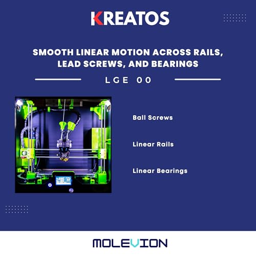 Molevion Kreatos LGE 00 NLGI 00 Grease – Semi-Fluid Lubricant for 3D Printer Linear Rails, Ball Screws & CNC Machines (20g, UK Made)