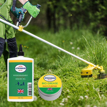 Atkinson Oil Co. Biodegradable Garden Machinery Lubrication Kit