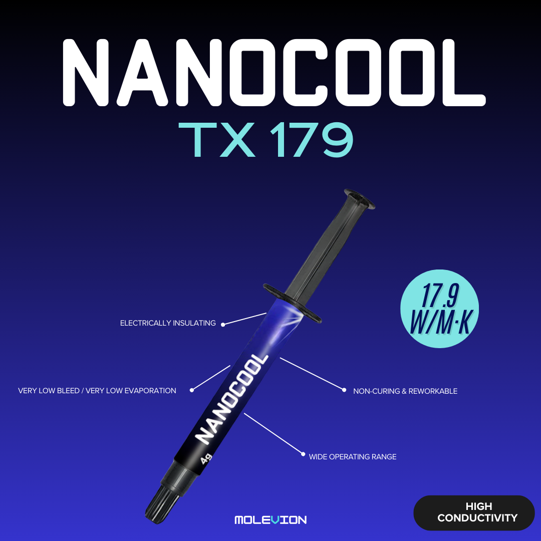 Molevion NanoCool TX 179 Thermal Paste 4 g Kit