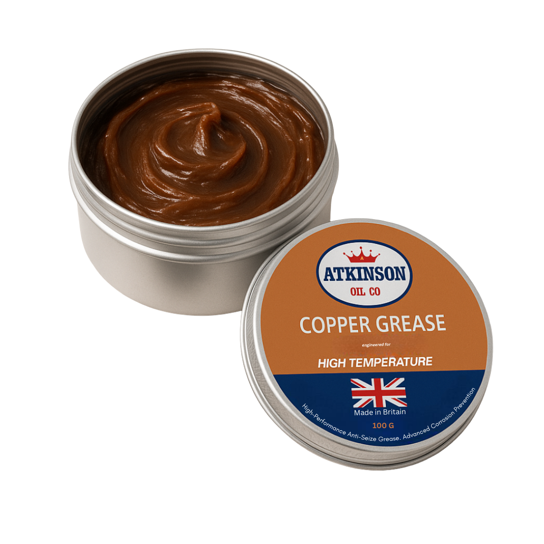 Atkinson Oil Co. Premium Copper Grease High-Temperature Anti-Seize Compound - 30g