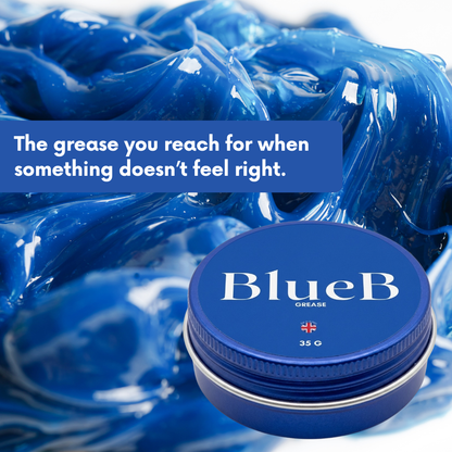 BlueB Premium General-Purpose Grease for Household Lubrication, Boat Trailers, Hinges, Bearings, Tools & Moving Parts - 35g