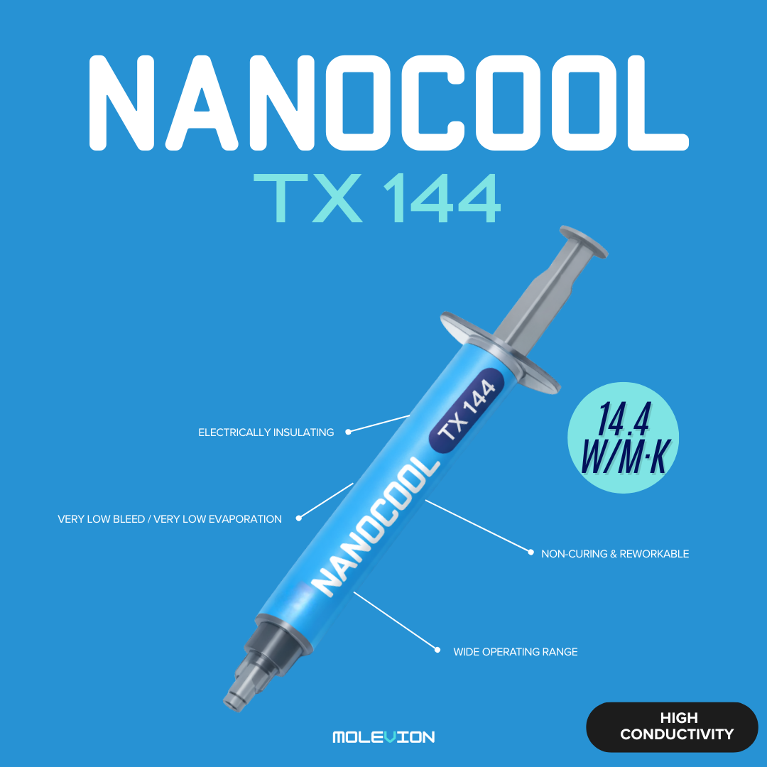 Molevion NanoCool TX 144 Thermal Paste 4 g Kit