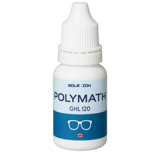 Molevion Polymath GHL 120 Eyeglass Hinge Oil Lubricant – Food-Grade PFPE Oil for Glasses, Sunglasses & Optics (5ml)