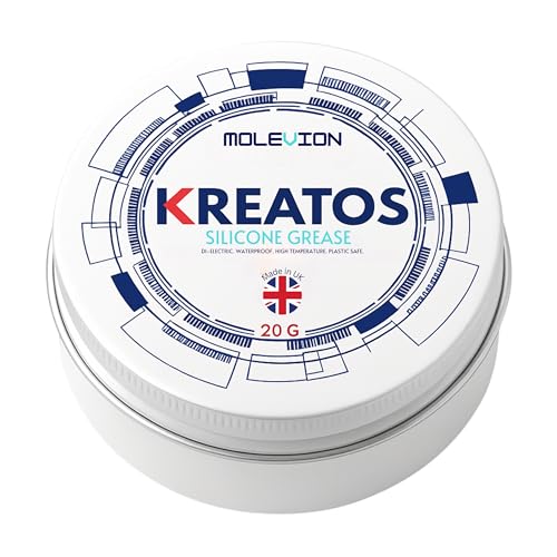Molevion Kreatos Silicone Grease (20g) – Waterproof, Dielectric, Plastic-Safe Lubricant for Robotics, 3D Printers & Electronics