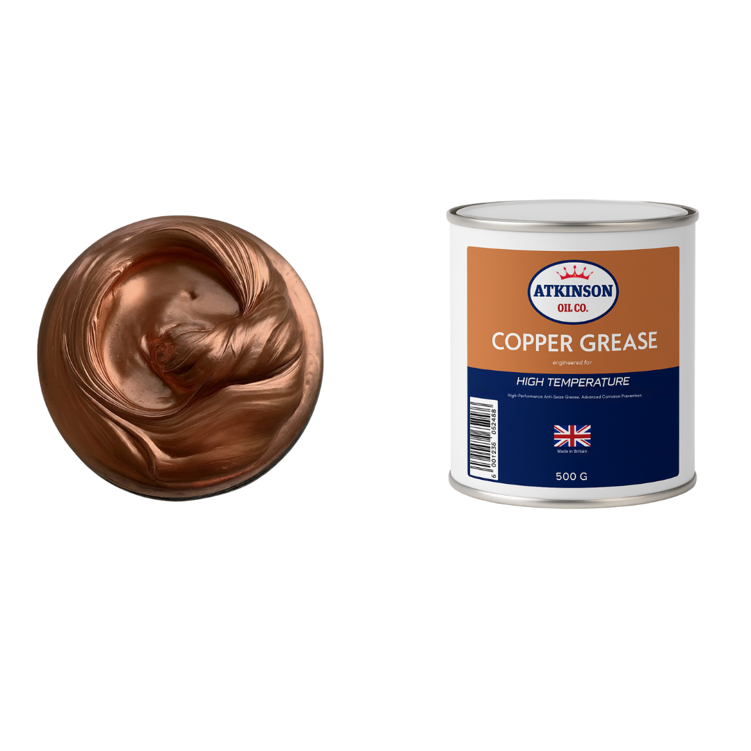 Atkinson Oil Co. Premium Copper Grease High-Temperature Anti-Seize Compound - 500g