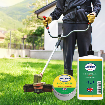 Atkinson Oil Co. Biodegradable Garden Machinery Lubrication Kit