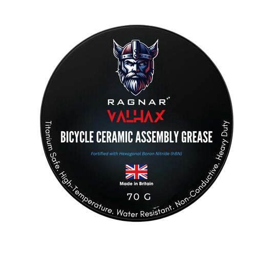Ragnar Valhax Bike Ceramic Assembly Grease 70g – Titanium-Safe hBN Anti-Seize, Water-Resistant (Made in UK)