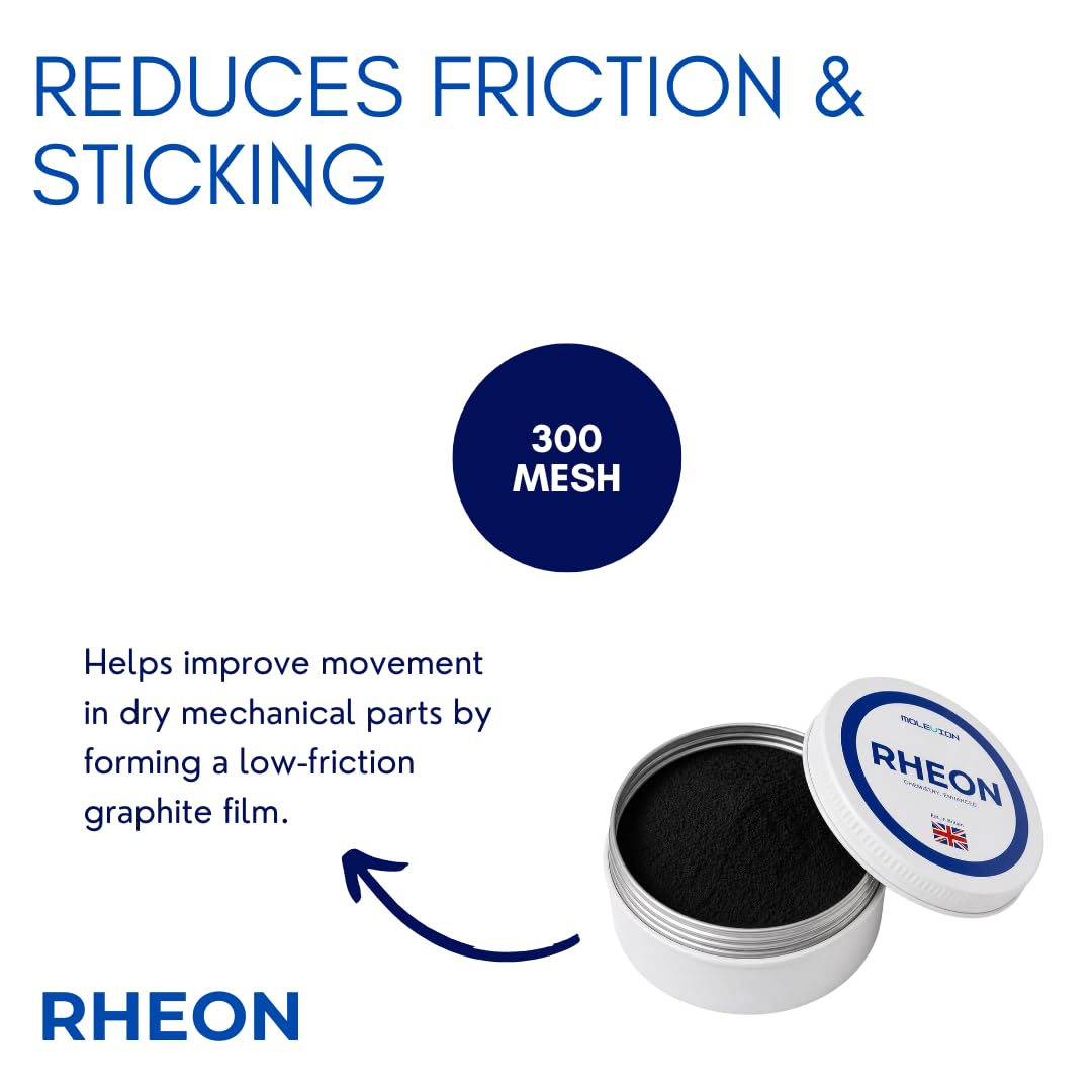 Molevion Rheon Synthetic Graphite Powder - 300 Mesh, 30ml