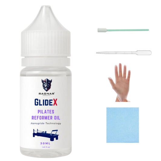 Ragnar GlideX Pilates Reformer Oil: Ultimate Noise Reduction & Smooth Performance (30ml Kit)
