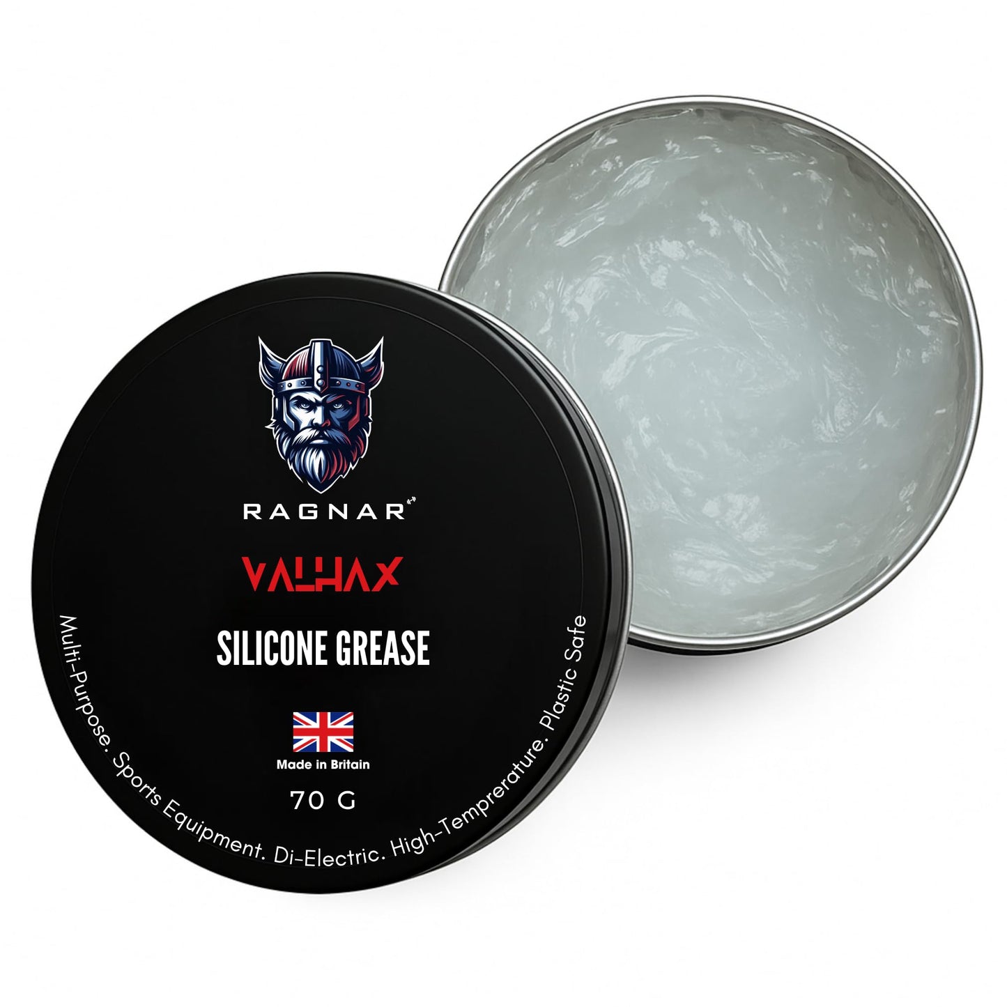 Ragnar Valhax Silicone Grease – High-Temp, Plastic & Rubber Safe Lubricant 70g