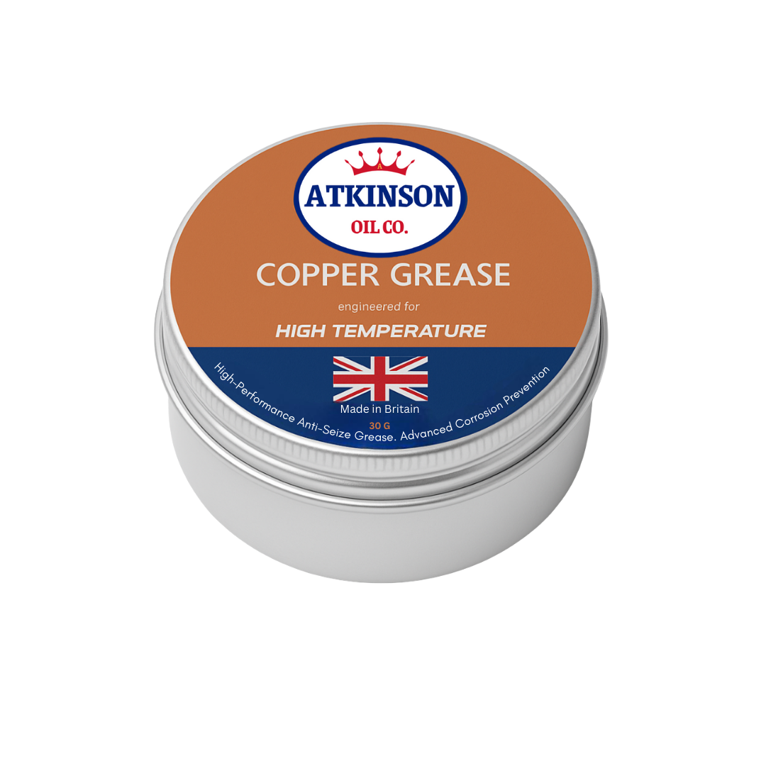 Atkinson Oil Co. Premium Copper Grease High-Temperature Anti-Seize Compound - 30g