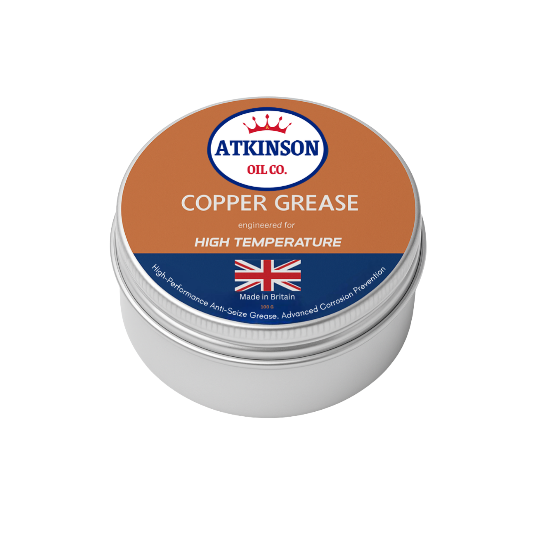 Atkinson Oil Co. Premium Copper Grease High-Temperature Anti-Seize Compound - 100g