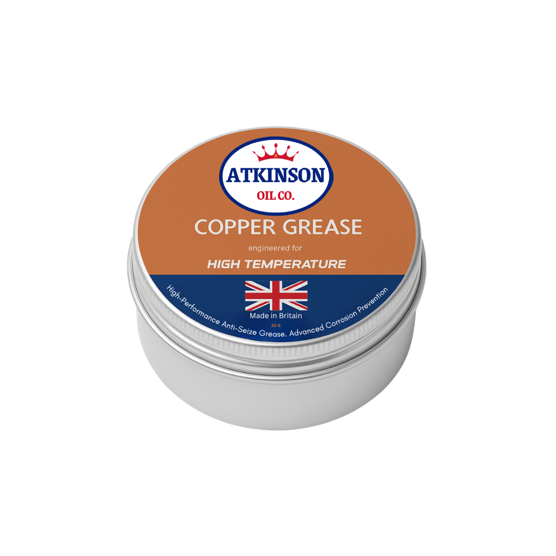Atkinson Oil Co. Premium Copper Grease High-Temperature Anti-Seize Compound - 30g