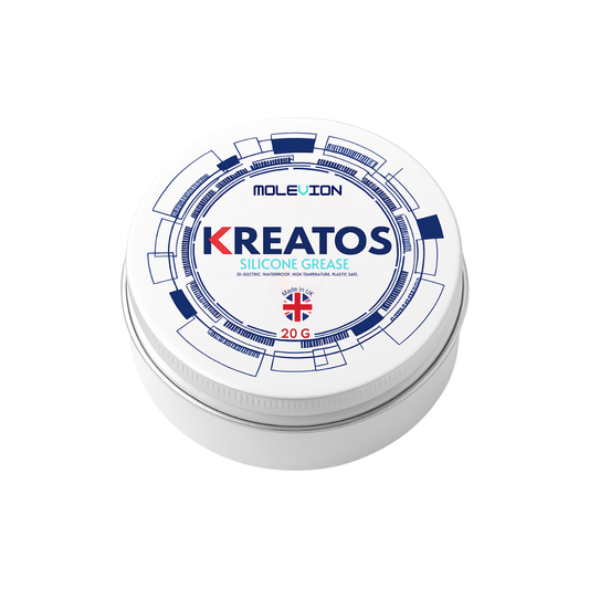 Molevion Kreatos Silicone Grease (20g) – Waterproof, Dielectric, Plastic-Safe Lubricant for Robotics, 3D Printers & Electronics