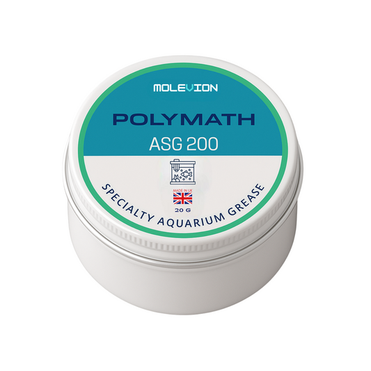 Molevion Polymath Aquarium Grease 20g – Fish-Safe Lubricant for Filters, Pumps & O-Rings (Made in UK)